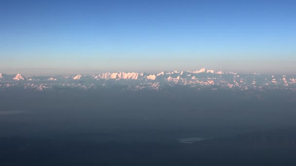 Tadżykistan Ismoil Somoni Szczyt Góry Pamir Pasmo Górskie Himalaje Tian — Wideo stockowe