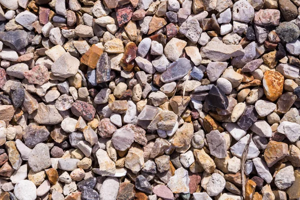 Texture Small Stones Pebble Rubble Building Material Top View Stock Picture