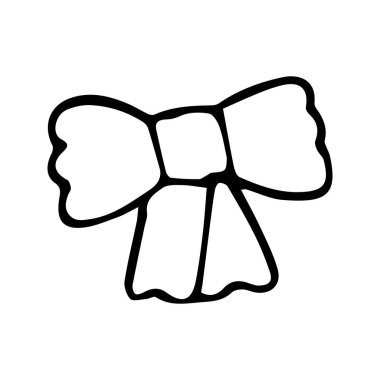 El çizimi siyah ve beyaz karalama çizimi.