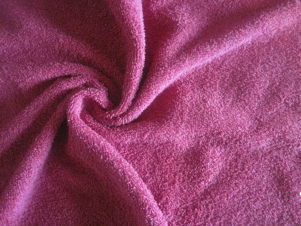 Κόκκινο terry πετσέτα — Φωτογραφία Αρχείου