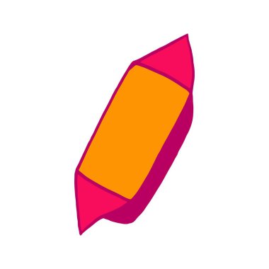 Beyaz Arkaplanda Renkli İzole Şekerlemeler. Çocuk için Vector Sweet, Baskı, Tasarım, Tişört. Tatil, doğum günü, düğün, Noel, Noel, Yeni Yıl ve Sevgililer Günü için tatlı bir hediye..