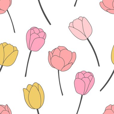 Tekstil ve kumaş için çiçeksiz desen. Soyut çiçek arkaplanı. Güzel çiçek duvar kâğıdı.