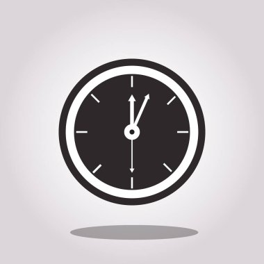 Arka planda izole edilmiş modada bulunan saat simgesi. Web site tasarımı Clock simgesi logonuz için saat simgesi simgesi. Saat simgesi Vektör illüstrasyonu.