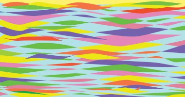 Amaranth ve gök mavisi girdaplı sanatsal tasarım arka planı. Vektör grafik deseni. Suluboya biçimi.