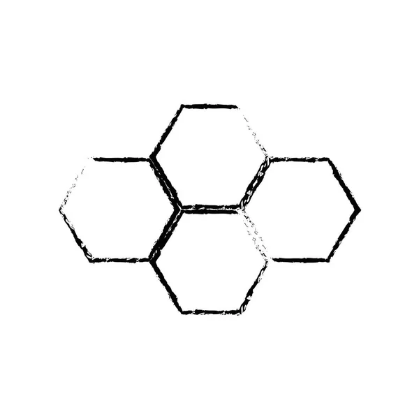 Hexagon logo desain ditetapkan. Desain vektor. Ilustrasi vektor pada latar belakang putih — Stok Foto