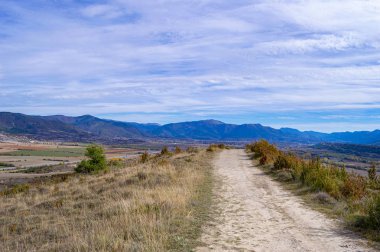 Jaketania aragon İspanya 'nın dağ manzaraları