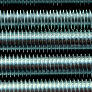 Metal şeylerden yapılmış şekillerin görüntülenmesi için doku
