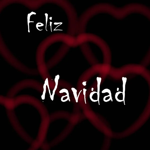 Tarjeta Felicitación Navidad Para Estos Días Encantadores — Foto de Stock