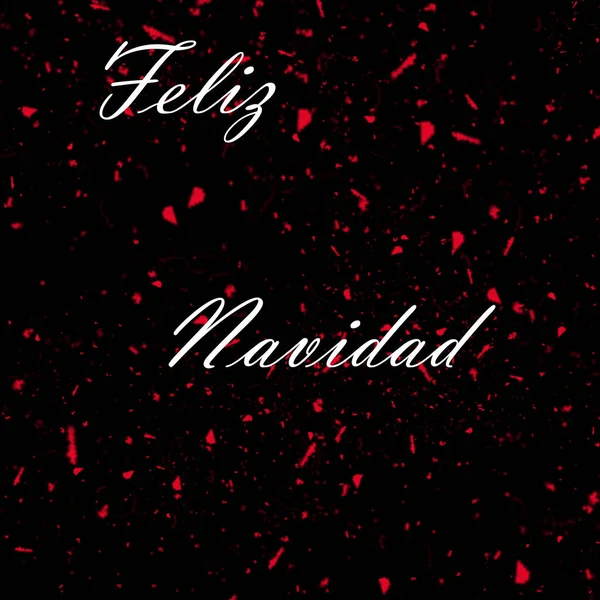 Tarjeta Felicitación Navidad Para Estos Días Encantadores —  Fotos de Stock