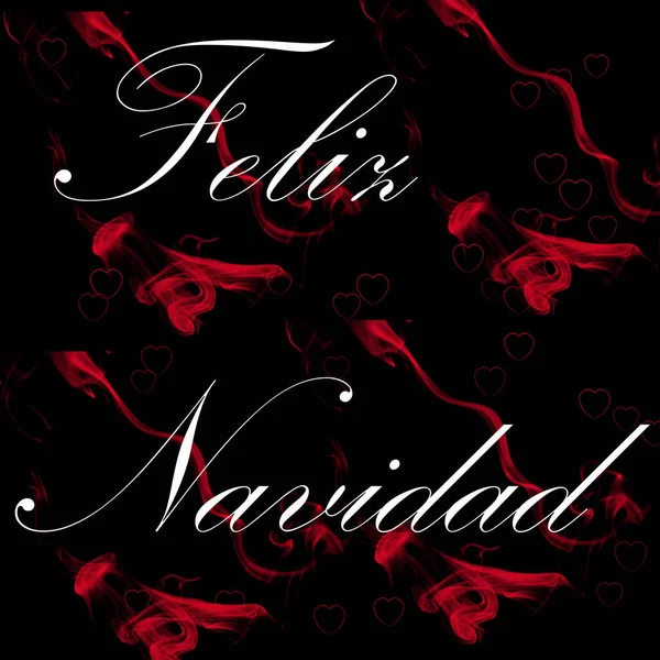 Tarjeta Felicitación Navidad Para Estos Días Encantadores — Foto de Stock