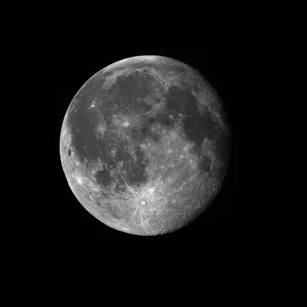 Verschiedene Phasen Die Der Mond Einem Monat Hat — Stockfoto