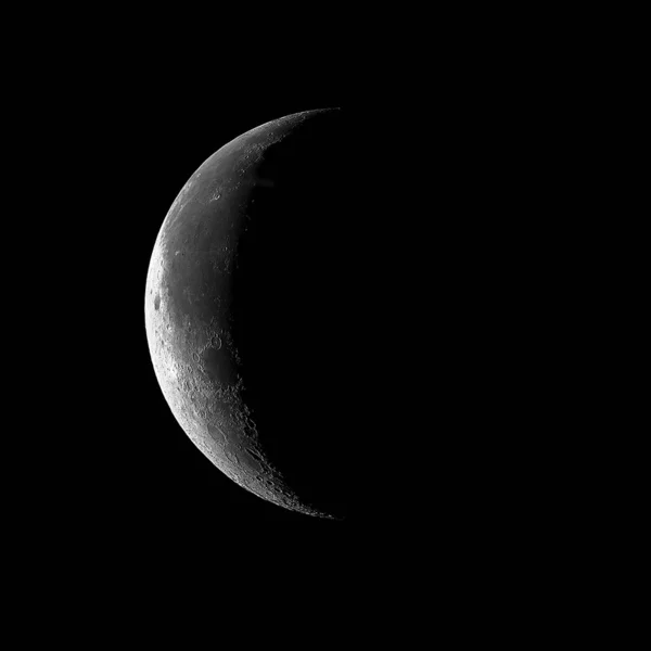 Fases Diferentes Que Lua Tem Mês — Fotografia de Stock