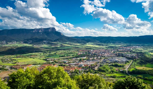 Rapitan de Jaca Huesca kalesinden manzara ve manzaralar