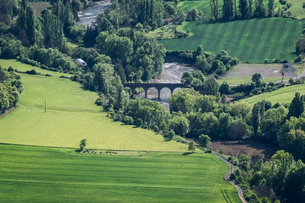 Uitzicht Landschappen Vanaf Het Fort Rapitan Jaca Huesca — Stockfoto