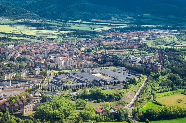 Rapitan de Jaca Huesca kalesinden manzara ve manzaralar