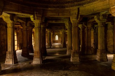 Kudüs, İsrail 'deki antik bir tapınağın içi.