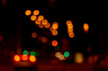 Odaklanamayan renkli ışıkları fotoğraflamak için arkaplan