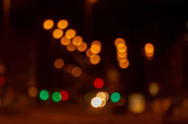 Background Photographing Out Focus Colored Lights — Stock Photo, Image