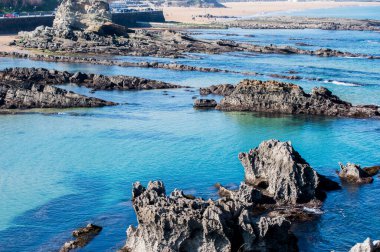 Santander İspanya 'daki deve kumsalı