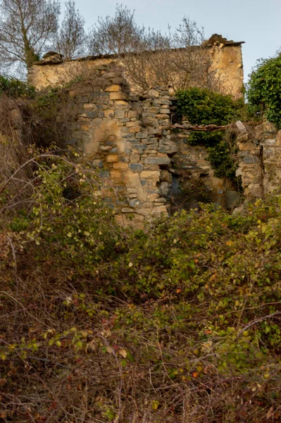 Aldeia Abandonada Província Huesca Chamada Lacort — Fotografia de Stock