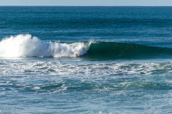 Glijden Golven Met Planken Het Strand Van Zurriola Van San — Stockfoto