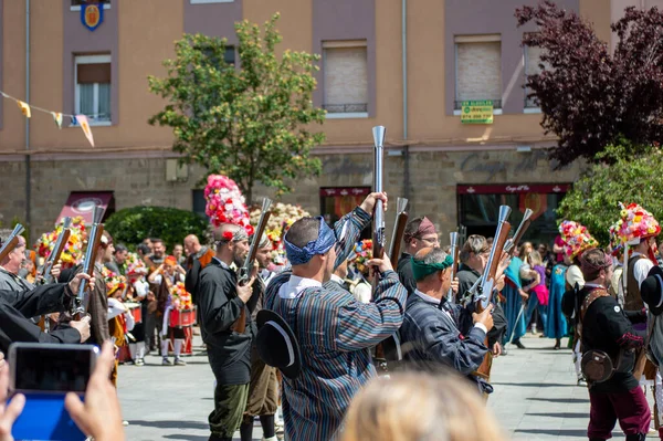 Svátek Prvního Květnového Pátku Jacka Huesca Aragon Spain — Stock fotografie