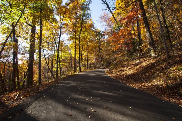 Herfst weg — Stockfoto