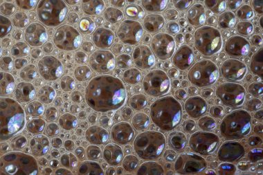 Kabarcık dokusu makronun üzerinde