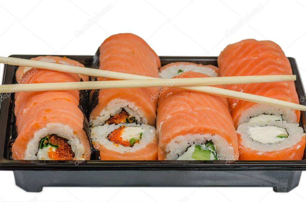 Sushi, food, rice, product, cooked, salmon, seafood, fish, Japanese, raw, roll