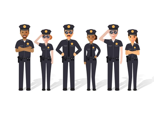 Αστυνομία ανδρών και γυναικών — Διανυσματικό Αρχείο