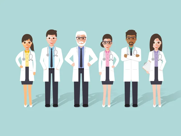 Doktor, tıbbi ve hastane personeli karakterler.