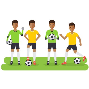 Siyah Futbol Spor sporcu