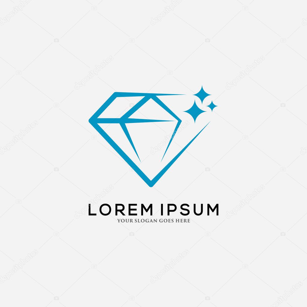 Diamond Logo Design Template vector illustration
