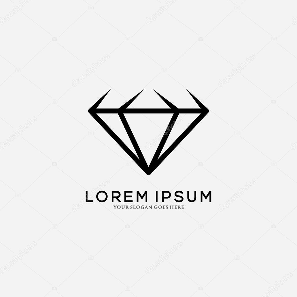 Diamond Logo Design Template vector illustration