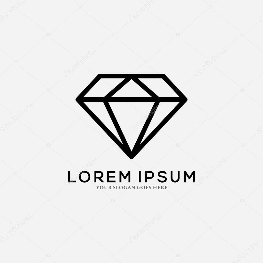 Diamond Logo Design Template vector illustration