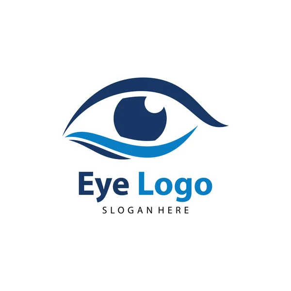 Eye Logo Vektor Augenklinik Augenärzte Symbol Symbol Illustrationsvorlage — Stockvektor