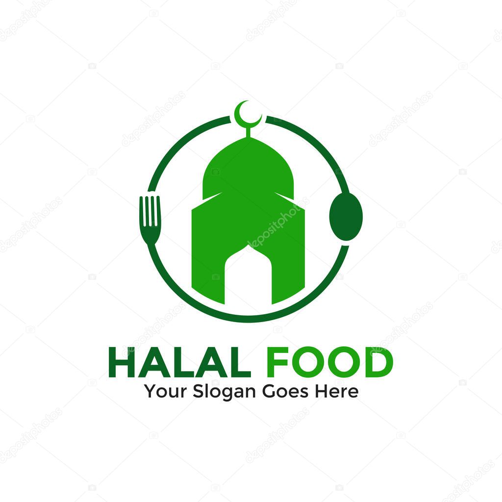 Islamic Logo Vector Combination Creative Muslim Design Simple Halal Food Logo Design Premium Vector In Adobe Illustrator Ai Ai Format Encapsulated Postscript Eps Eps Format