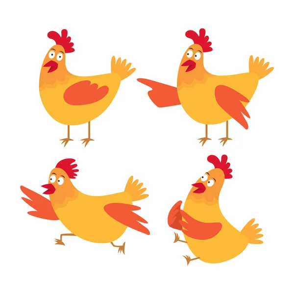 Illustration of Cute Hen Cartoon Stock Illustration - Illustration