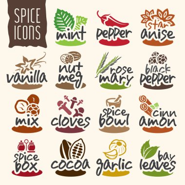 Baharat Icon set.