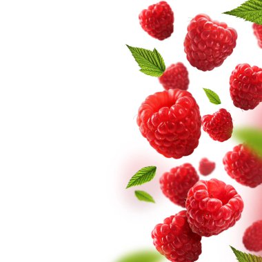 Ahududu ve havadan düşen yaprakları