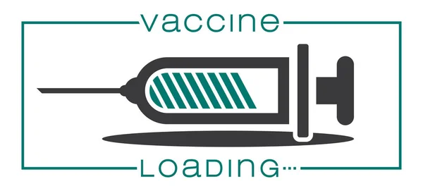 Vaccine Loading Concept Vector Illustration — Stock Vector