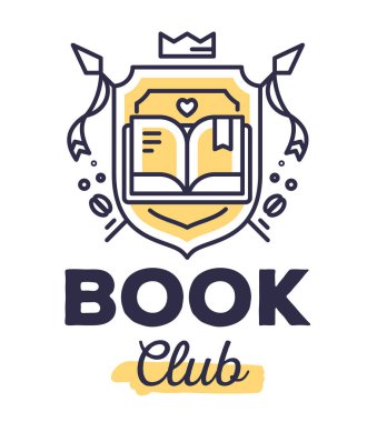 Vektör Lineer turuncu Hanedanlık armaları kat bayraklar ile. Vintage r