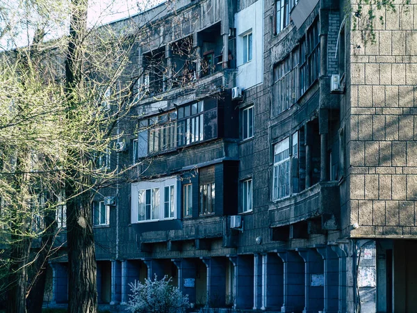 Questa Bella Foto Stata Scattata Uno Dei Cortili Della Vecchia — Foto Stock