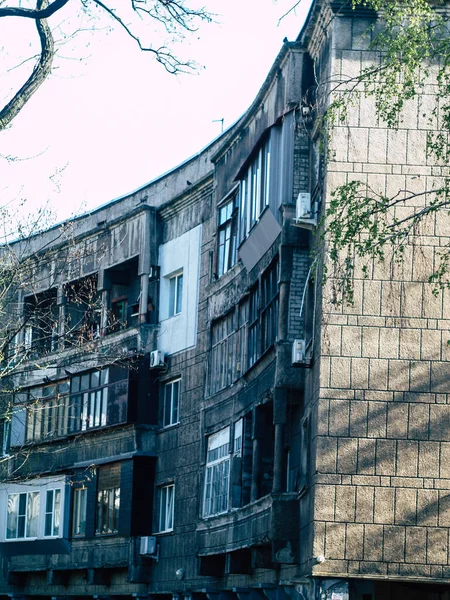 Dieses Wunderschöne Foto Entstand Einem Der Innenhöfe Der Alten Russischen — Stockfoto