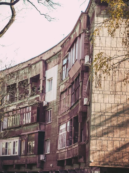 Dieses Wunderschöne Foto Entstand Einem Der Innenhöfe Der Alten Russischen — Stockfoto