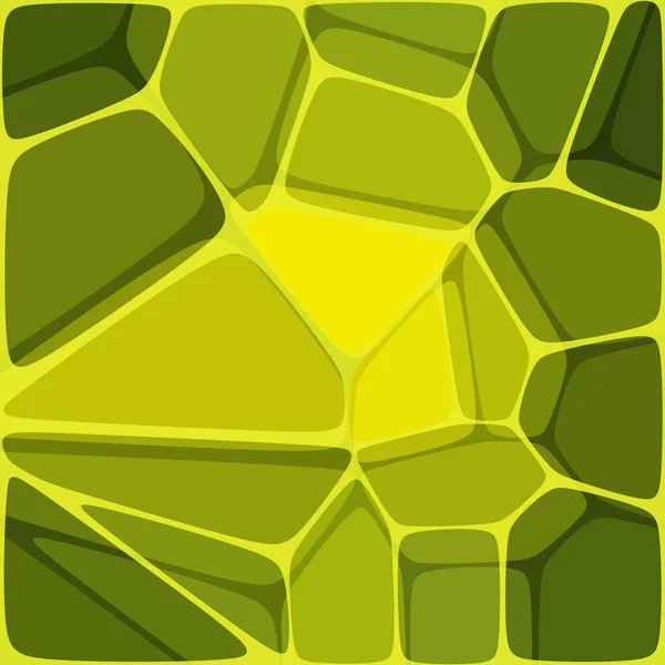 Fondo vectorial abstracto de polígonos verdes. diseño de elementos — Vector de stock