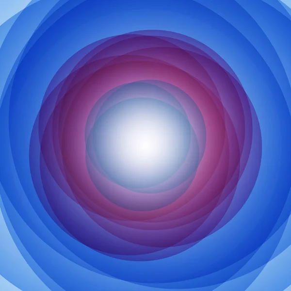 アブストラクトベクトル背景、ラウンドブルー透明リング。青い丸だ透明な円。ベクトル・サークル抽象波の円。丸枠。ブルーサークル抽象ベクトルeps10 — ストックベクタ