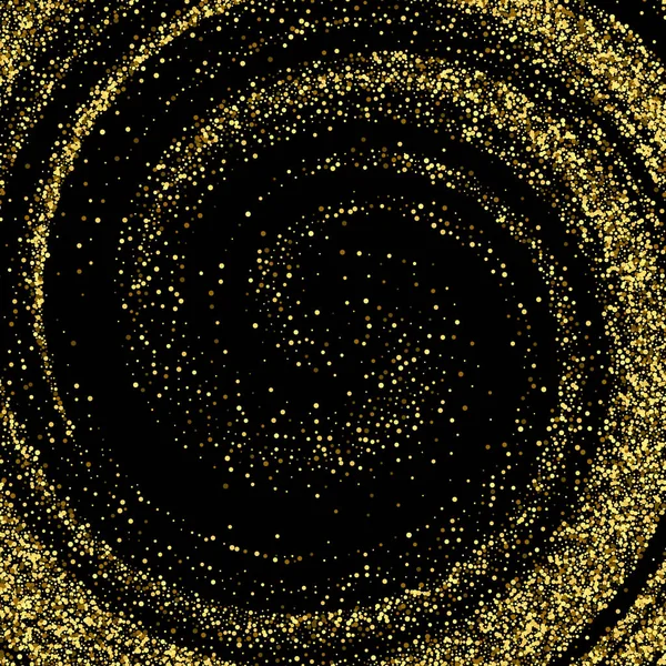 Vektorljuseffekt. guld komet med glödande svans av lysande stjärndamm gnistrar, guld glittrande stjärna damm eps10 — Stock vektor