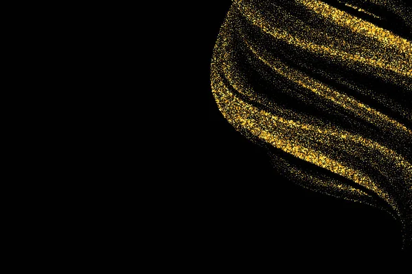 Streszczenie złoty pył brokat fala gwiazda tło, wektor wzór projektu eps10 — Wektor stockowy