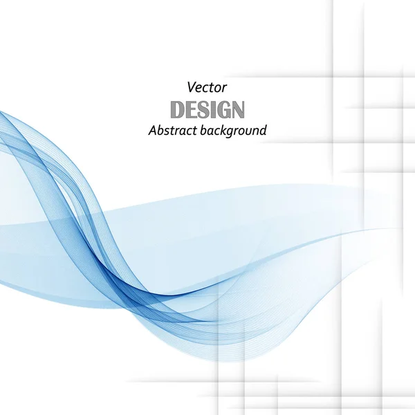 Fond Vectoriel Abstrait Lignes Ondulées Transparentes Pour Brochure Site Web — Image vectorielle